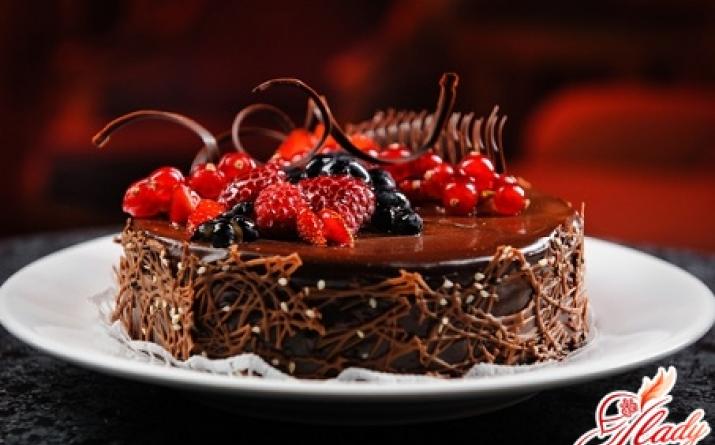 Шоколадный торт на кефире «Ноченька Шоколадный торт ноченька